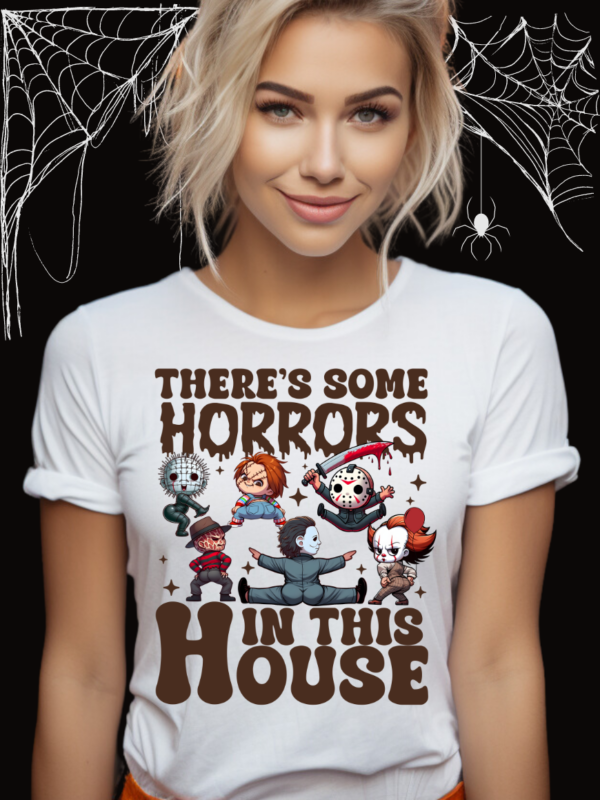 There's Some Horrors in This House v.2 | White Premium T-Shirt