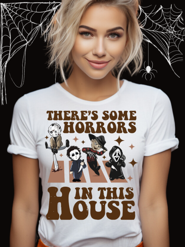 There's Some Horrors in This House v.1 | White Premium T-Shirt