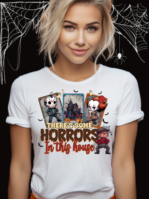 There's Some Horrors in This House v.3 | White Premium T-Shirt