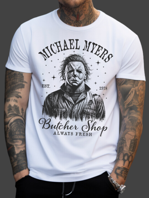 Michael Myers Vintage | White Premium T-Shirt