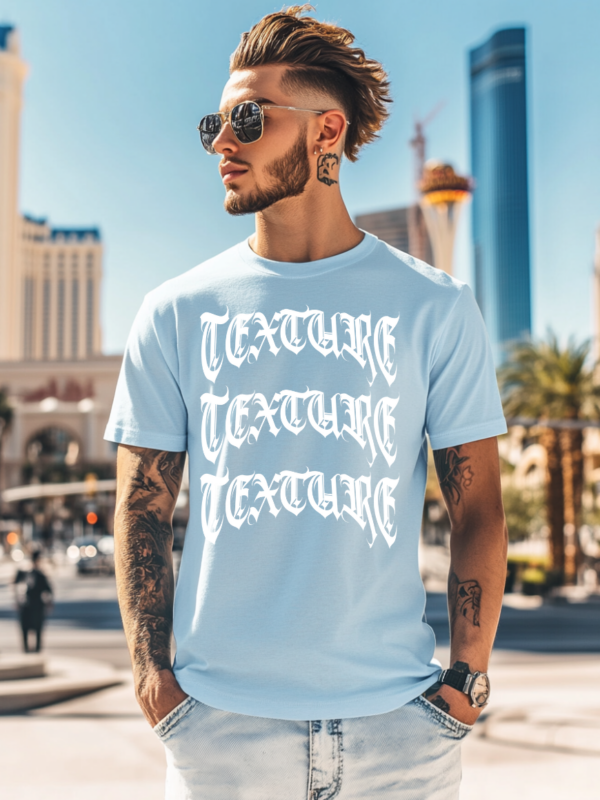 Texture Eagle x3 | Light Blue Premium T-Shirt