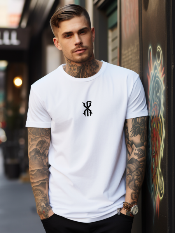 Texture Eagle | White Premium T-Shirt