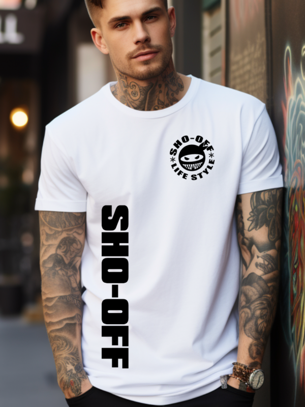 Sho-Off Lifestyle v3 | White Premium T-Shirt